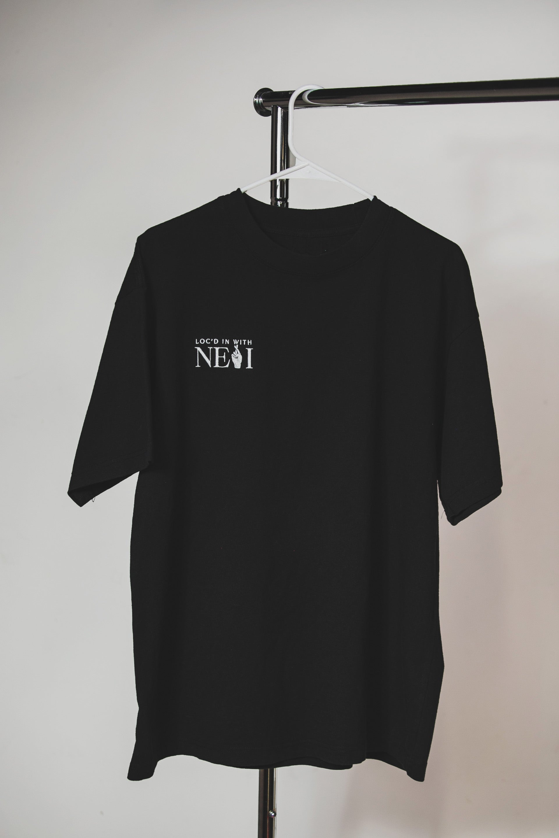 Stay Down Til You Come Up— Black Signature Tee