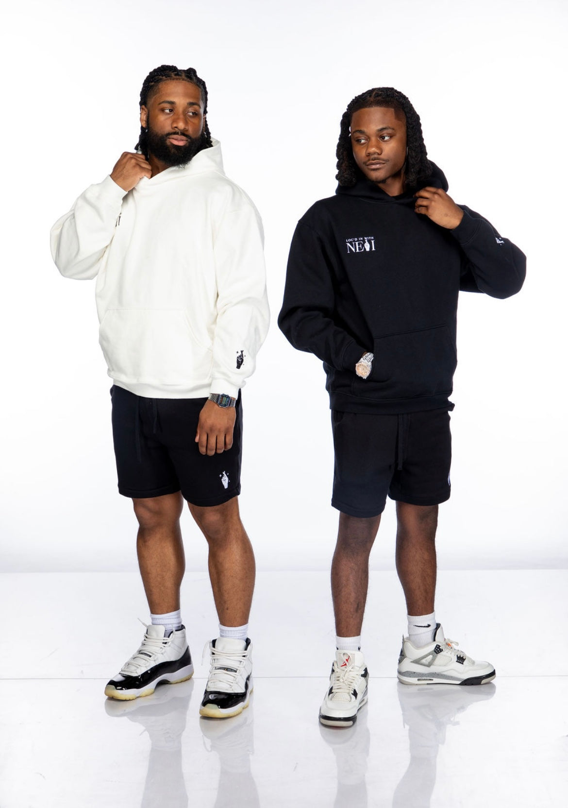 Really Loc’d In—Signature White Hoodie