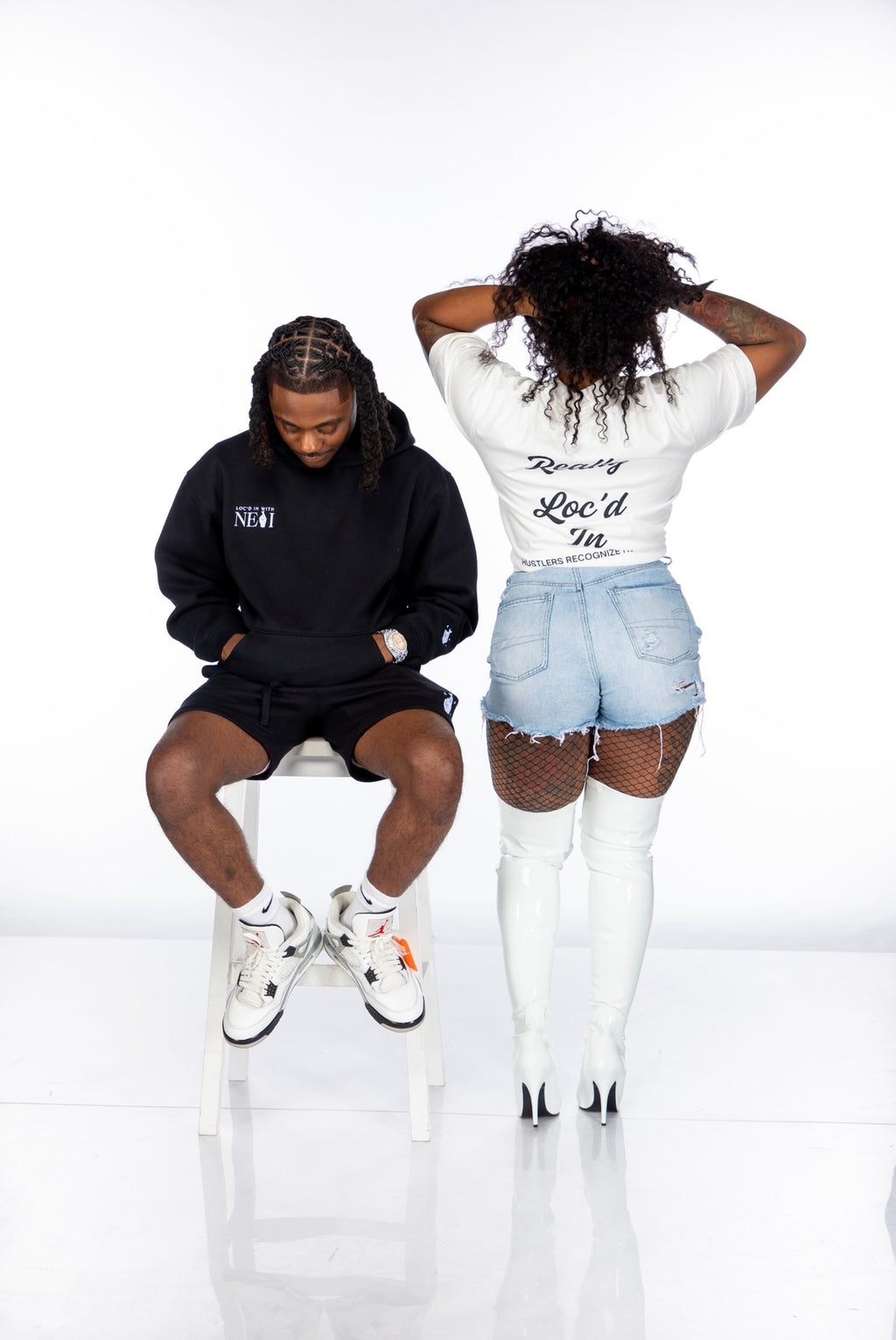 Really Loc’d In— White Signature Tee